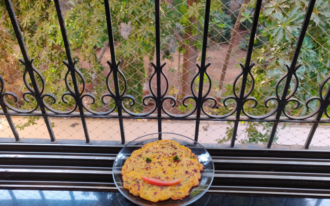 Savoury Oats pancakes